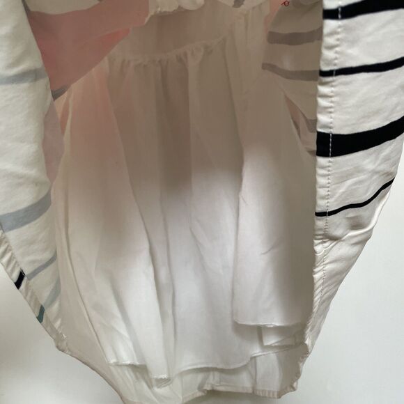 Mini Berni girls Dress 6Y / 7Y Bird embroidered graphic bright color White Party - Picture 6 of 8